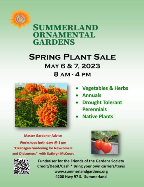 SOG Spring Plant Sale Poster